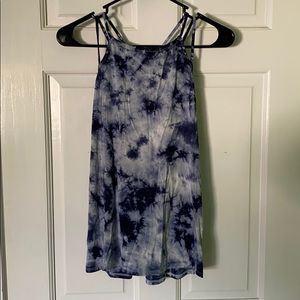 American Eagle high neck tie dye tank